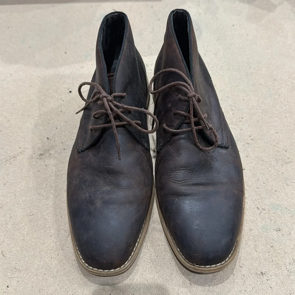 Joseph Abboud Men's Brown Leather Shoes